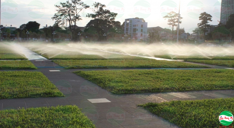 Tưới tự động Quảng Trường Gia Lai